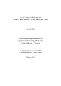 Phd thesis on concrete slabs